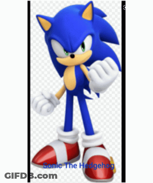 Hyper Sonic Different Sonic Characters GIF