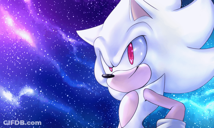Hyper Sonic Galaxy Changing Hair Effect GIF