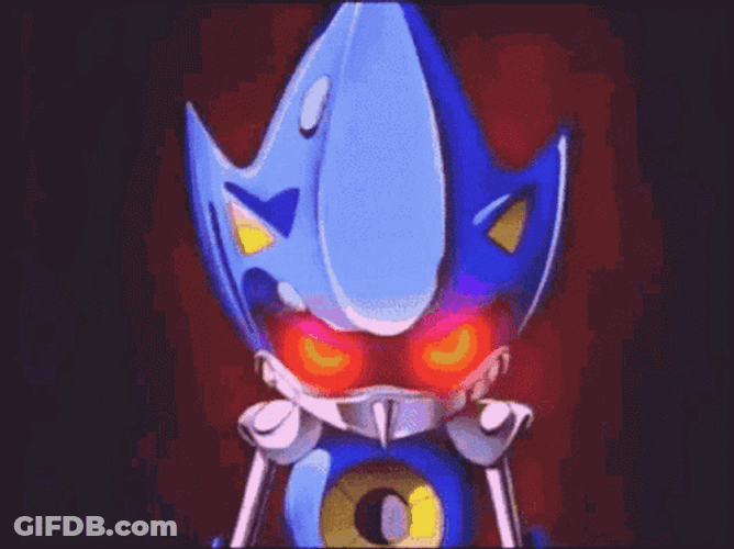 Hyper Sonic Metal Cyborg Version GIF