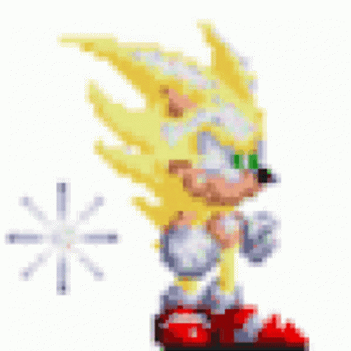 Hyper Sonic Sparkling Design Effect GIF