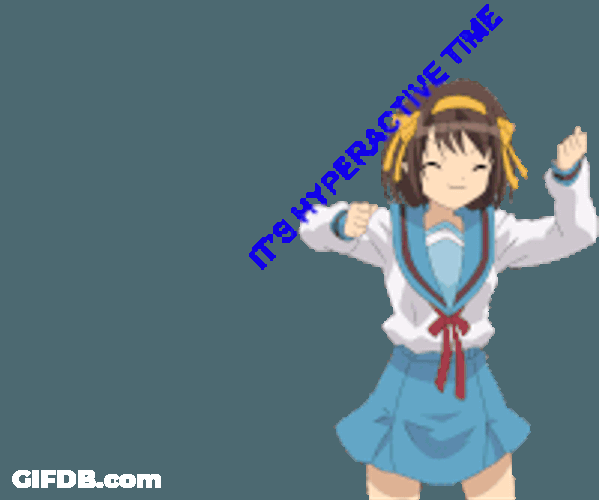 Hyperactive Hyper Sticker GIF