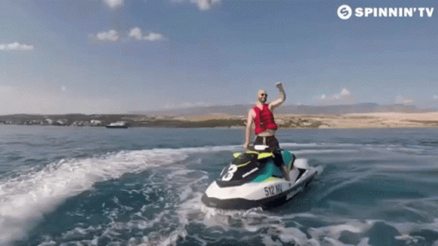 Hyping Up Motorboat GIF