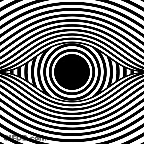 Hypno Black And White Eye GIF