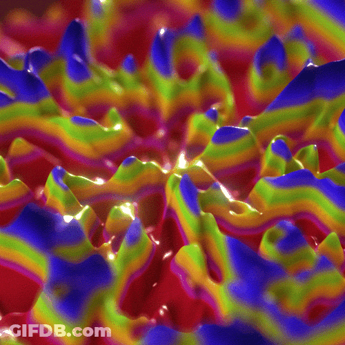 Hypno Colorful Ripples GIF