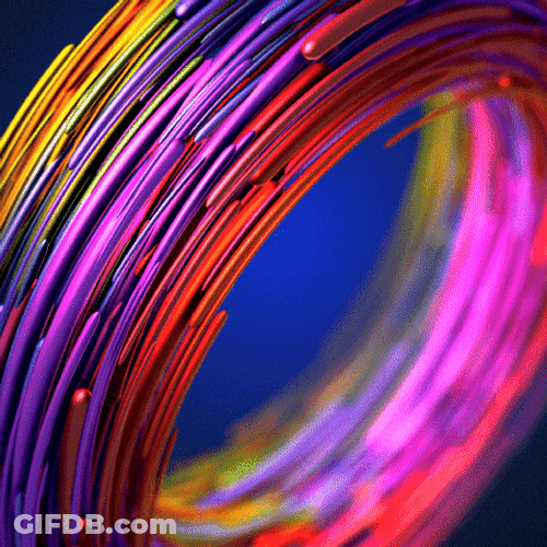 Hypno Colorful Whirlpool Circle GIF