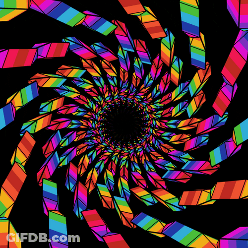 Hypno Geometric Hexaqgon GIF
