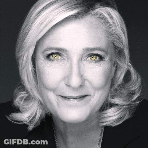 Hypno Marine Lepen GIF