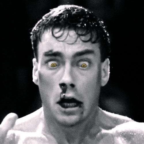 Hypno Van Damme Bloody Nose GIF