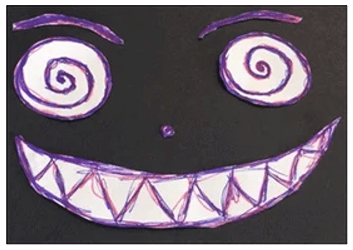 Hypnosis Creepy Smile Purple Spiral Eyes GIF