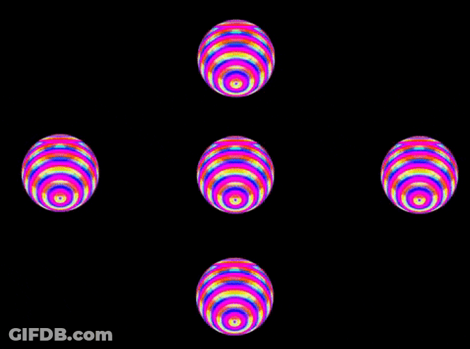 Hypnotic Optical Illusion Slow Motion Spin GIF