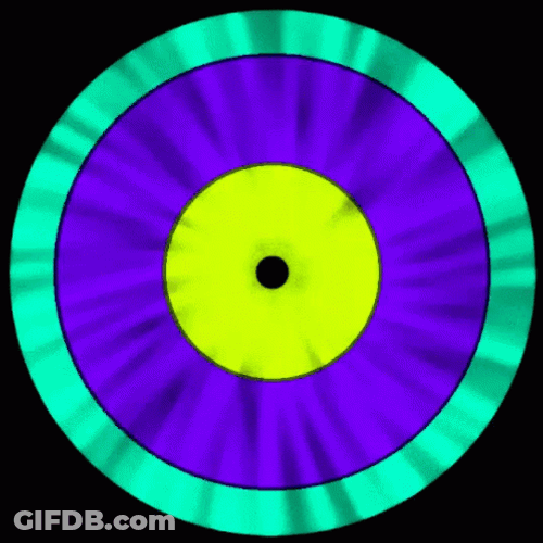 Hypnotic Spiral Colorful Changing Colors GIF