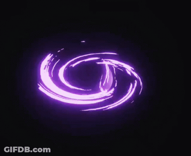 Hypnotic Spiral Violet Purple Light GIF