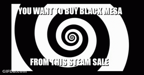 Hypnotic Spiral You Want To Buy Black Mesa GIF