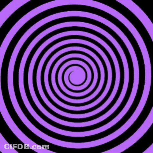 Hypnotizing Purple Illusion GIF