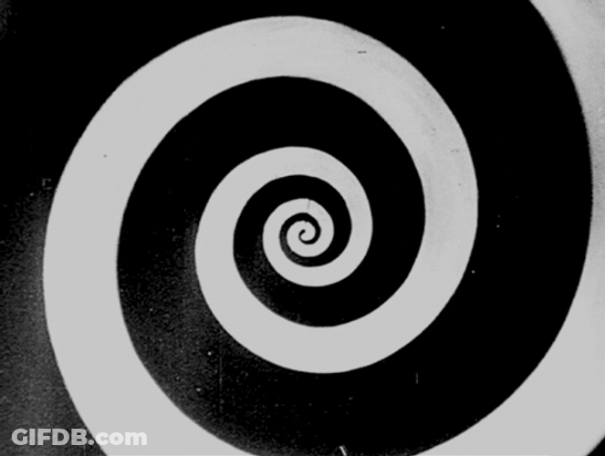 Hypnotizing Spiral Trippy Design GIF