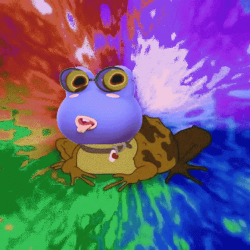 Hypnotoad Wobbly Eyes Tongue Out GIF