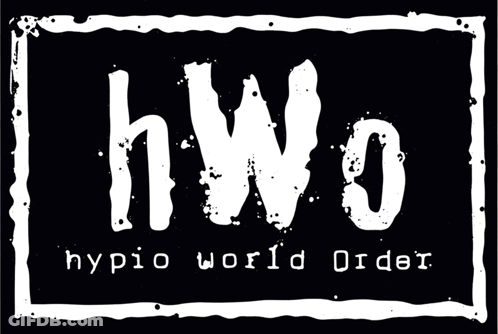 Hypo World Order Logo Black And White GIF