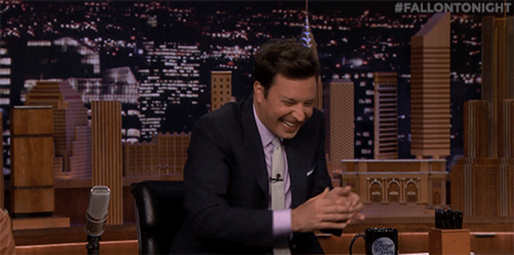 Hysterical Laughing Jimmy Fallon Lol GIF