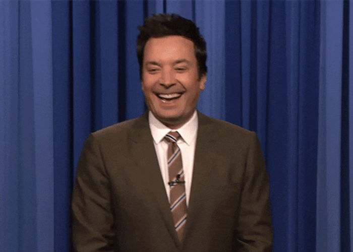 Hysterical Laughing Jimmy Fallon GIF