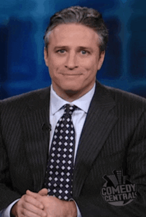 Hysterical Laughing John Stewart GIF