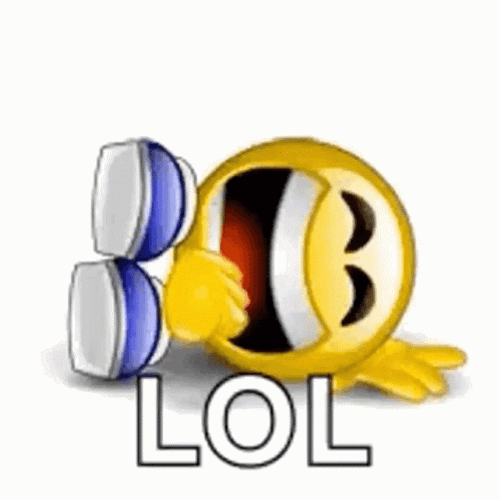 Hysterical Laughing LOL Emoji GIF