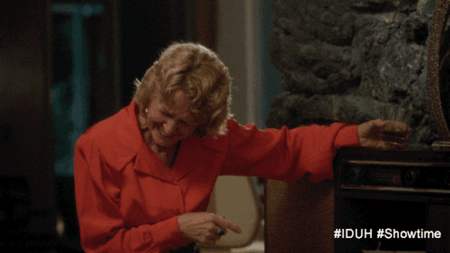 Hysterical Laughing Melissa Leo GIF