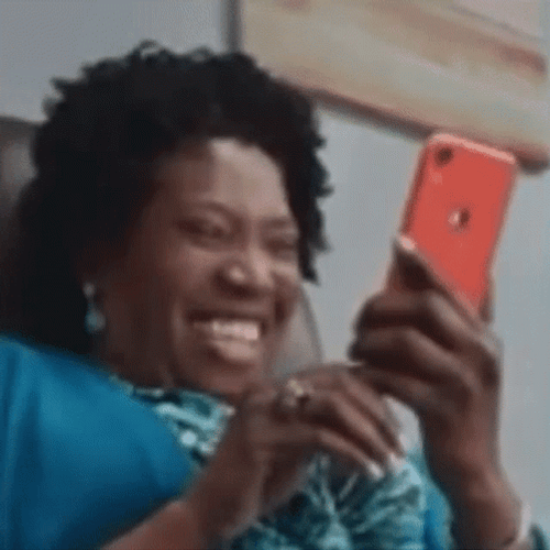 Hysterical Laughing Reading Texts GIF