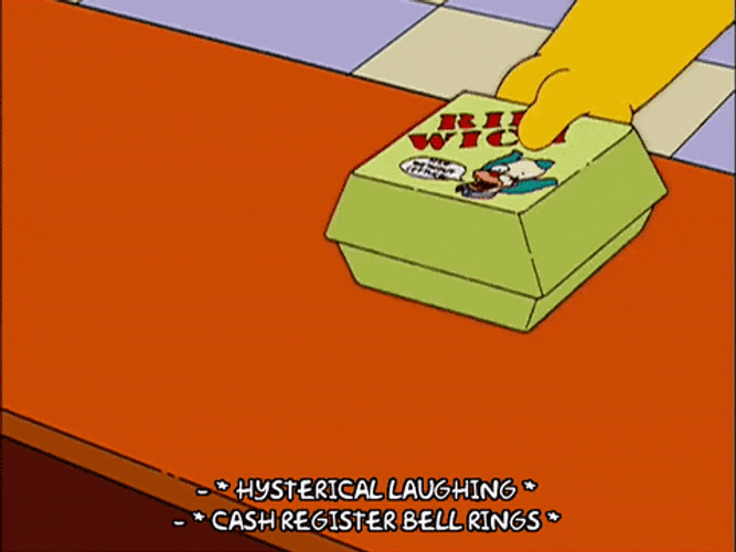 Hysterical Laughing The Simpsons GIF