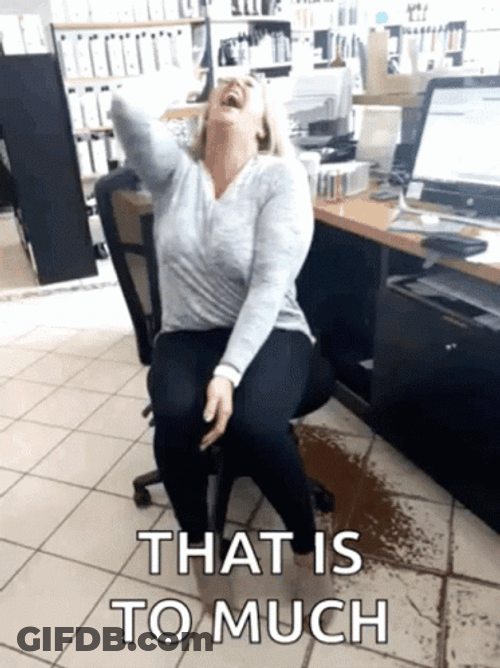 Hysterical Laughing Too Much GIF