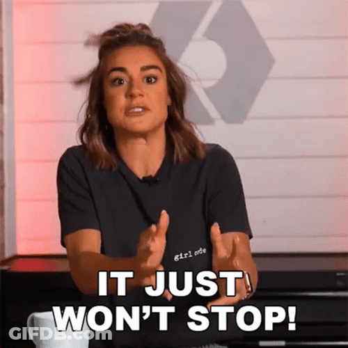 Hysterical Woman Cant Stop Wont Stop GIF