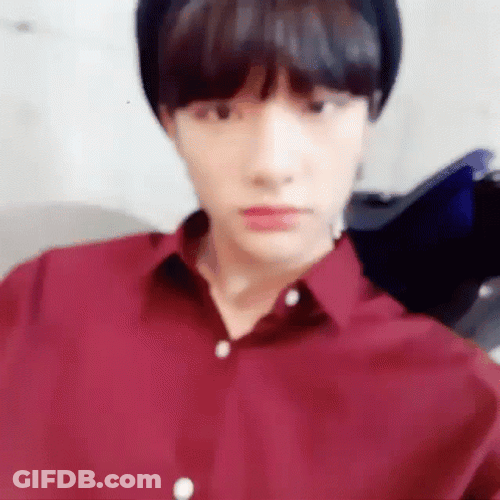 Hyunjin Close Up Wink GIF