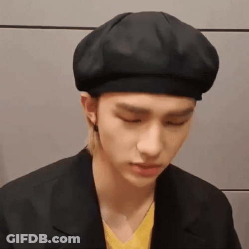 Hyunjin Confused Eye Twitch Reaction GIF