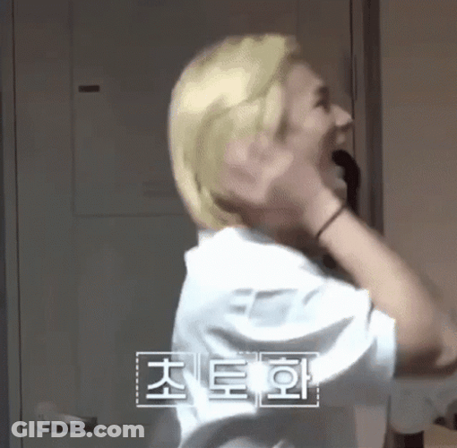 Hyunjin Screaming Feminine Reaction GIF