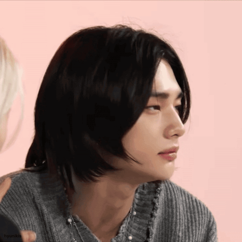 Hyunjin Skz Mad Reaction GIF