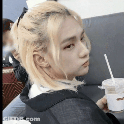 Hyunjin Smiling Image Loop GIF