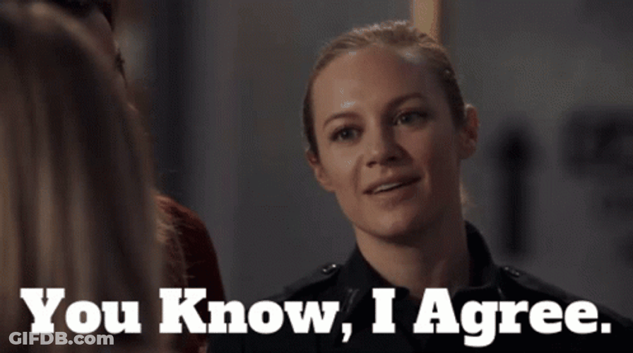 I Agree Maya Bishop GIF