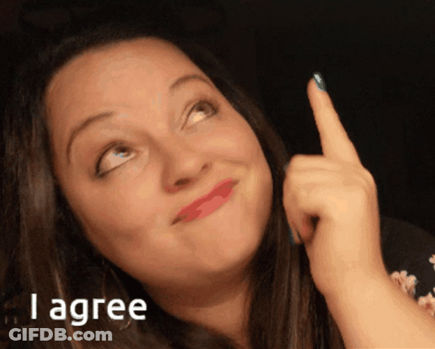 I Agree Pointed Up GIF