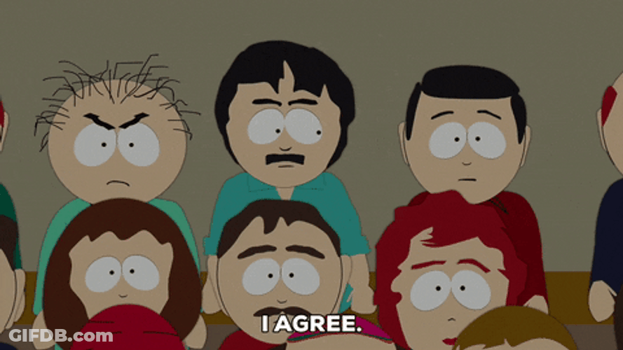 I Agree South Park GIF