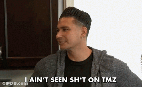 I Aint Seen Shit On Tmz Crap GIF