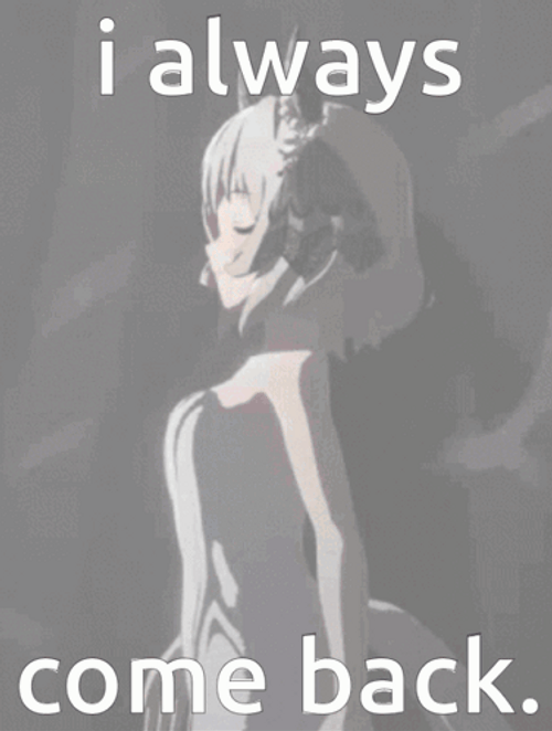 I Always Come Back Anime Girl GIF