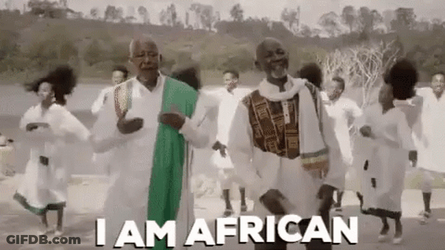 I Am African GIF