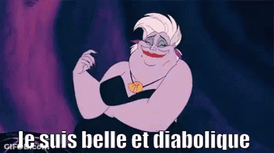 I Am Beautiful And Evil Ursula GIF