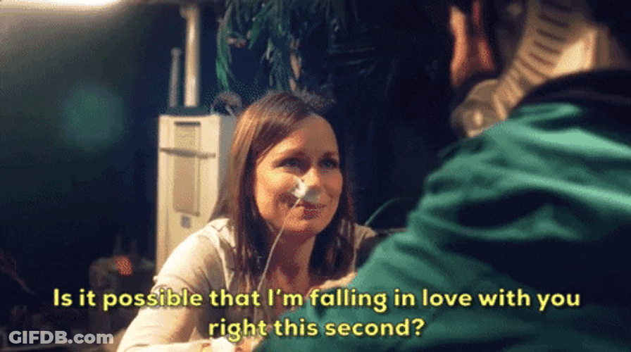 I Am Falling In Love With You I Hope So GIF