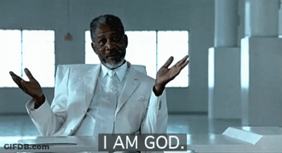 I Am God Bruce Almighty GIF