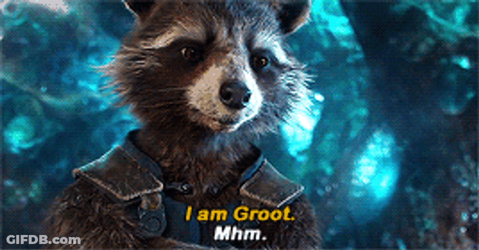 I Am Groot Mhm GIF