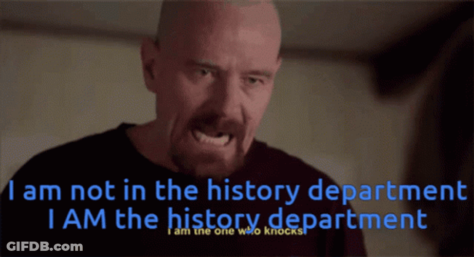 I Am History Department GIF
