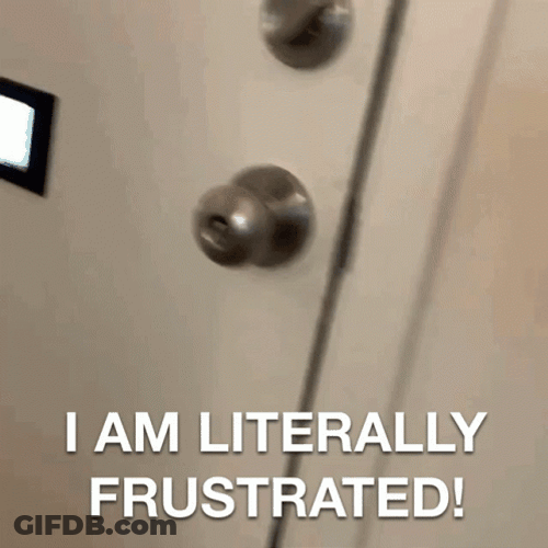 I Am Literally Frustrated GIF