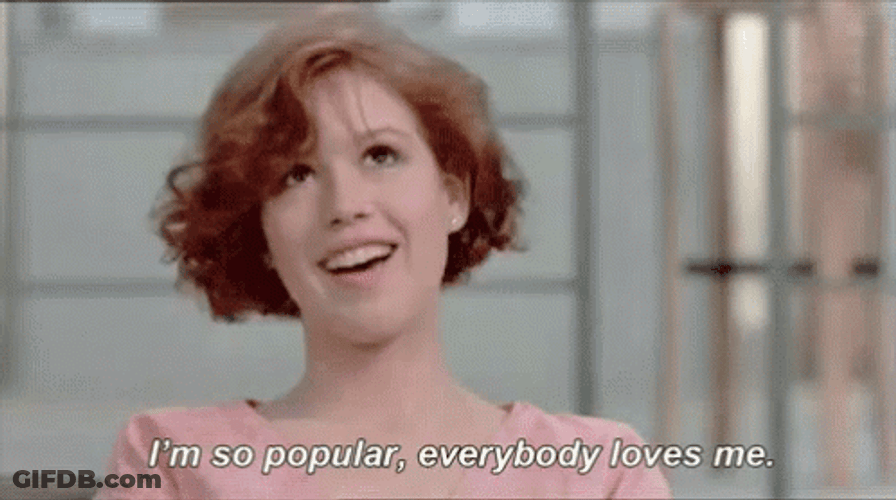 I Am Popular Molly Ringwald GIF