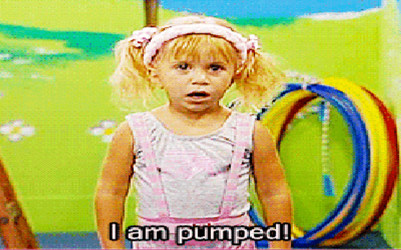 I Am Pumped Mary Kate Olsen GIF