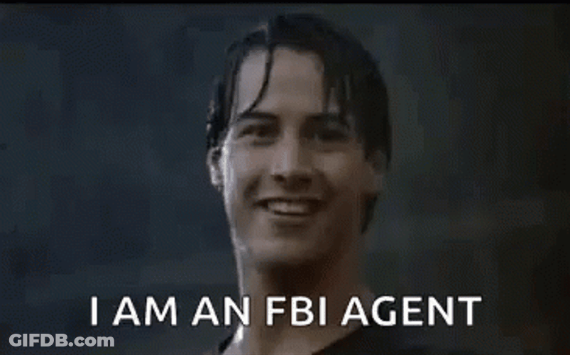 I Am Secret Service Keanu Reeves GIF